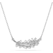 Swarovski Halsband 'VIENNA' silver / vit