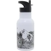 Rätt Start Termosflaska - Mumi - Rostfritt Stål - 340 ml - Grafi - - One Size - Termosflaska