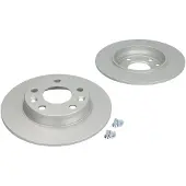 Delphi Bromsskiva BG5139C bak, full, 2 Stycke