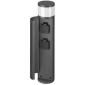 Brumberg 65202103, aluminium, glas, plast, grå, IP44, I, 232 lm, växelström