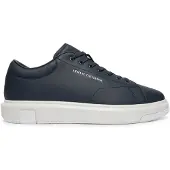 Armani Exchange för män. XUX123XV53400285 Action Läderskor marinblå (45), Hud, Karta, Nyckelband, Casual, Marino