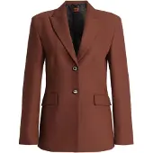 HUGO Regular-fit blazer with metal buttons