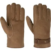 Stetson Deerskin Lambswool Gloves Brown