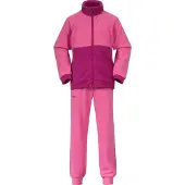 Bergans Kids' Smådøl V5 Longzip Set Ibis Rose/Fandango Purple