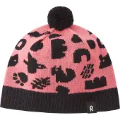 Reima Kids' Beanie Kuviot Pink Coral