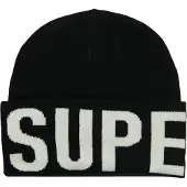 Superdry Branded Beanie Svart Man