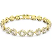Swarovski Armband 'Una' guld / transparent