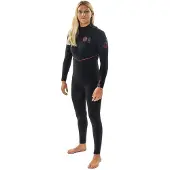 Rip Curl Fbomb Fusion 3/2 Mm Långärmad Våtdräkt Utan Dragkedja För Dam