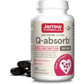 Jarrow Formulas Q-absorb Co-Q10 100 mg Kosttillskott Antioxidantstd fr mitokondriell hlsa Cellulr energiproduktion och kardiovaskulr hlsa 1