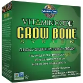 Garden of life Calcium Supplement - Vitamin Code Grow Bone Gjord med Whole Foods Strontium Magnesium K2 MK7 Vitamin D3 & C Plus Probiotika fr ta