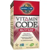 Garden of life , Vitamin Code, Hälsosamt Blod, 60 Vegetariska kapslar
