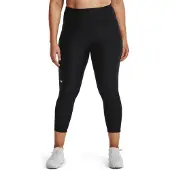 Under Armour Dam HeatGear Armour Hög Midja No Slip Ankel Leggings, Svart (001)/Vit, 3X