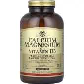 Solgar , Kalcium Magnesium med Vitamin D3, 300 Tabletter