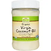 Now , Verklig Mat, Ekologisk Virgin Kokosolja, 12 fl oz (355 ml)