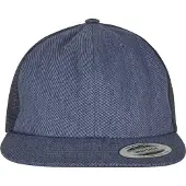 Flexfit Keps 'Denim Trucker' blå denim / vit