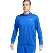 Nike Löpartröja Med 1/4-dragkedja I Kungblått