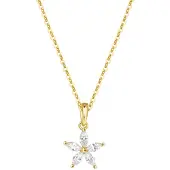 Hey Happiness Halsband 'Daisy' guld