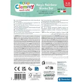 Toys Clementoni CLM CLEMMY byggklossar mjuka 9 delar 17604 WB6