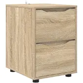 vidaXL Förvaringsskåp Sonoma-ek 40 x 48 x 57 cm Konstruerat trä