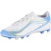 Adidas F50 Messi Club FxG El Ultimo Tango - Vit/Halvblå Burst/Icey Blue Barn, storlek 32