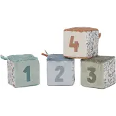 Little Dutch Visslande kuber - 4 st. - Forest Friends - - One Size - Aktivitetsleksaker
