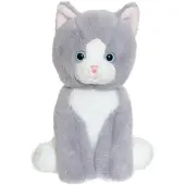 Teddykompaniet Kattunge Grå Gosedjur 18 cm