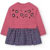 Boboli Knitwear Combined Klänning Med Långa ärmar