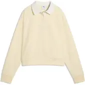 Puma Class Relaxed Long Sleeve Fleece Polo Women, storlek X-Small