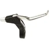 Mvtek Citybike 4 Fingers Pair Brake Levers With Collar Silver