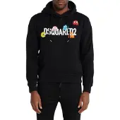 Dsquared2 Pac Man Cool Fit Svart Huvtröja
