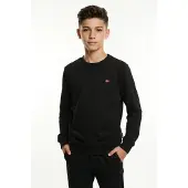 Napapijri Sweatshirt 'Balis C 2' röd / svart / vit