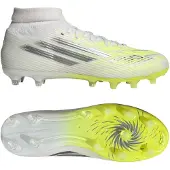 Adidas F50 Sparkfusion League Mid Cut Fg/ag Born For Goals - Vit/silver/gul Dam, storlek 38
