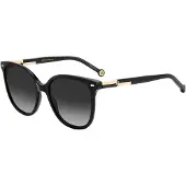 Carolina Herrera HER 0136/S 55/20/145 SVART NUDE/MÖRKGRŠSHADED acetat kvinna Solglasögon HER 0136/S