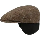 Stetson Men's Kent Wool EF Brown Herringbone
