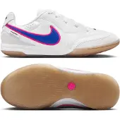 Nike Tiempo Streetgato IC Attack - Vit/Blå/Pink Blast Barn - Inomhus (IC), storlek 34