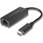 Lenovo - Nätverksadapter - USB-C - USB-C + Gigabit Ethernet - för IdeaCentre 720-18; IdeaPad 330S-14; 330S-15; IdeaPad Miix 320-10; 720-12; Miix 52...