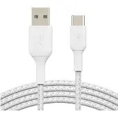 Belkin Boost Charge Flätad Usb-a Till Usb-c-kabel 2m