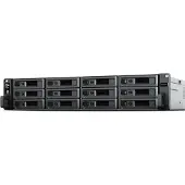 Synology RackStation RS2423RP+ - NAS-server - 12 fack - kan monteras i rack - SATA 6Gb/s - RAID JBOD, 0, 1, 5, 6, 10 - RAM 8 GB - Gigabit Ethernet / 10 Gigabit Ethernet - iSCSI support - 2U