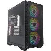 Montech AIR 903 MAX Midi-Tower Datorchassi Svart 4 Förinstallerade LED-fläktar