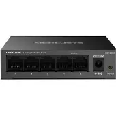 Mercusys MS105GS, Ohanterad, Gigabit Ethernet (10/100/1000), Full duplex, Monteringsbar på väggen