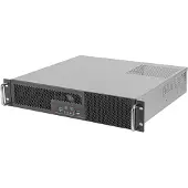 Silverstone SST-RM23-502-MINI - Rackmonterad serverhölje, 2U, Micro-ATX - svart