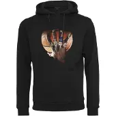Mister tee Sweatshirt 'Hail The King' brun / rostbrun / orange / svart