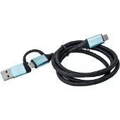 I-Tec - USB-kabel - USB, USB-C (hane) till USB-C (hane) - USB 3.1 Gen 2 - 1 m - stöd för 4K, Strömförsörjningsstöd