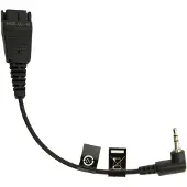 Jabra QD Telefon-Headsetkabel 0 mm Svart