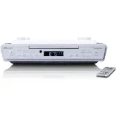 Lenco Köksradio KCR-150WH FM inkl. fjärrkontroll, Väckningsfunktion Vit