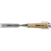 Bahco 425-32 Stämjärn, trähandtag, förnicklat stål ring, 32 X 140 mm