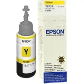 Epson T6734 gul bläckrefill (original)