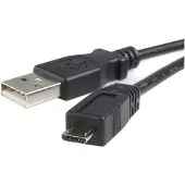 StarTech.com 2 m Micro USB-kabel - A till Micro B - USB-kabel - USB (hane) till mikro-USB typ B (hane) - USB 2.0 - 2 m - svart