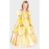Den Goda Fen Maskeradkläder - Prinsessklänning - Gul - - 2-4 år (92-104) - Maskeradkläder