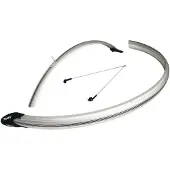 Mvtek Ctb 45 Mm Mudguards Silver 28´´